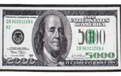 500 Dollar-Teppich 80x150cm