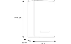 Badezimmer-Hängeschrank