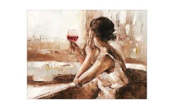 Bild - Girl With Wine Glass
