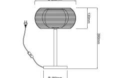 Dekorative Tischleuchte
