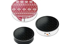 Gebäckdosen Schneemann 3-tlg.