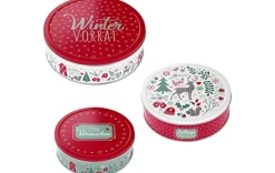 Gebäckdosen-Winter 3er-Set