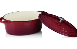 Gusseisen-Bräter oval