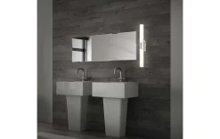 LED Badleuchte chrom