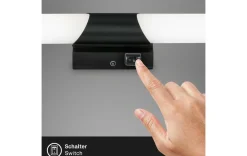 LED Badleuchte schwarz