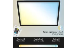 LED Deckenleuchte schwarz