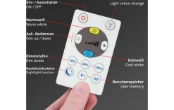 LED Deckenleuchte schwarz