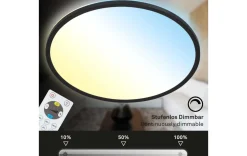 LED Deckenleuchte schwarz