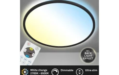 LED Deckenleuchte schwarz