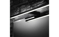 LED Spiegelleuchte schwarz