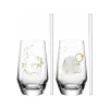 Longdrinkglas + Trinkhalm 2er-Set