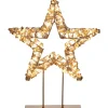Metallstern auf Fuß