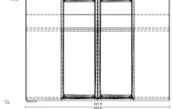 Moderner Schwebetürenschrank