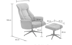 Relaxsessel mit Hocker