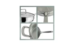 Schmorpfanne mit Glasdeckel 24cm