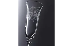 Sektkelch mit Pantographie