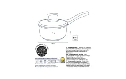 Stielkasserolle 1L