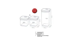 Vorratsdosen-Set 3-tlg.