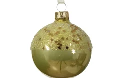 Weihnachtskugel 2-färbig 6cm